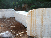Crystall white Marble Quarry
